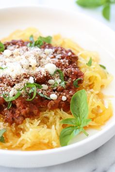 One-Pot Spaghetti Squash and Meat Sauce (Pressure Cooker and Slow Cooker