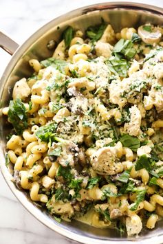 One Pot Spinach Chicken Pasta