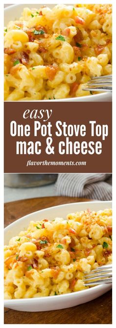 One Pot Stove Top Mac and Cheese