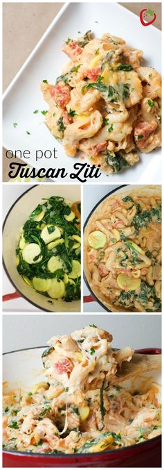 One Pot Tuscan Ziti