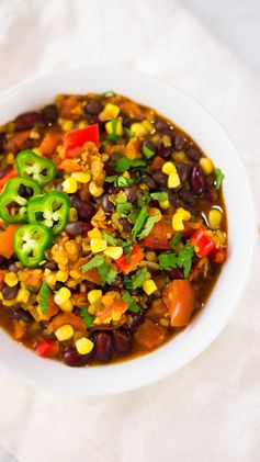 One Pot Vegan Lentil Chili