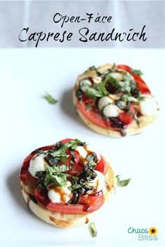 Open-Face Caprese Sandwich