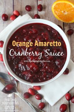 Orange Amaretto Cranberry Sauce