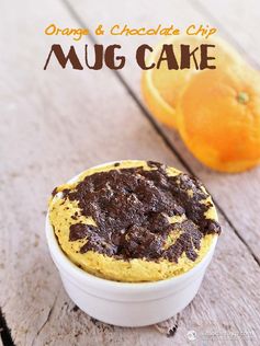 Orange & Chocolate Chip Mug Cake