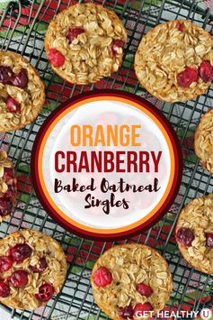 Orange Cranberry Baked Oatmeal Singles