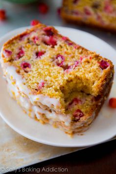 Orange Glazed Cranberry Bread