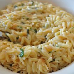 Orzo with Parmesan and Basil