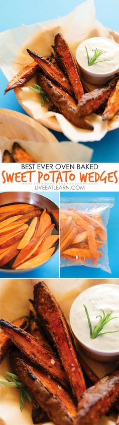 Oven-Baked Sweet Potato Wedges