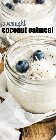 Overnight Coconut Oatmeal