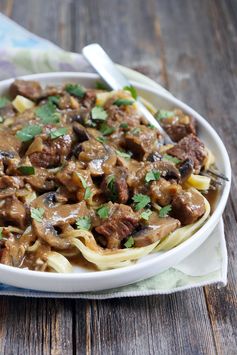 Paleo Beef Stroganoff