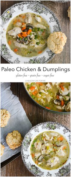 Paleo Chicken and Dumplings