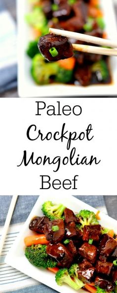 Paleo Crockpot Mongolian Beef