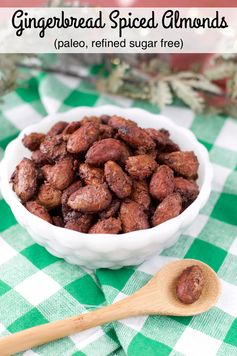 Paleo Gingerbread Spiced Almonds