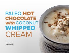 Paleo Hot Chocolate with Coconut Whipped Cream