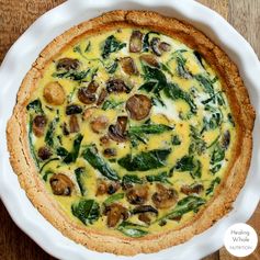 Paleo Mushroom Quiche