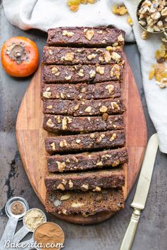 Paleo Persimmon Bread