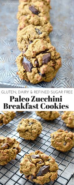 Paleo Zucchini Breakfast Cookies