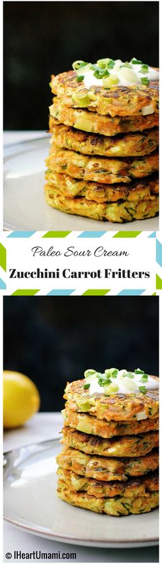 Paleo Zucchini Carrot Fritters