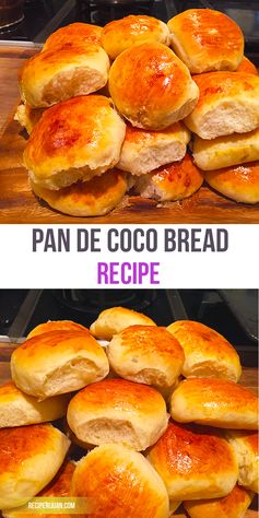 Pan De Coco Recipe (Coconut Bread