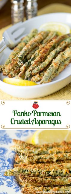 Panko Parmesan Crusted Asparagus