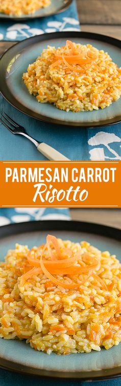 Parmesan Carrot Risotto (Carrot Rice