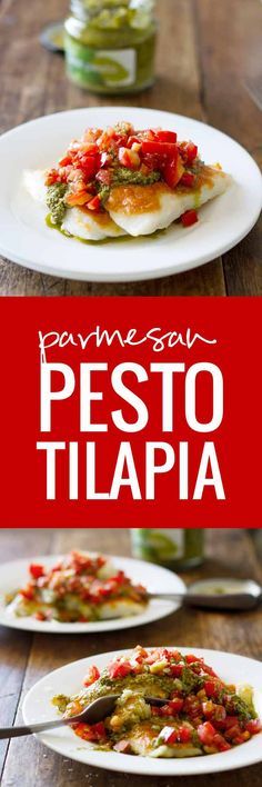 Parmesan Pesto Tilapia