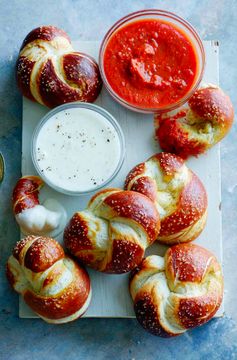 Parmesan Pretzel Knots