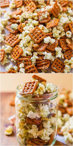 Parmesan Ranch Snack Mix (no-bake