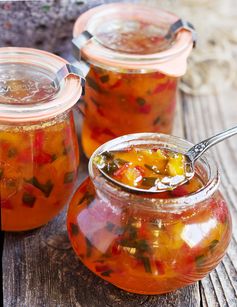 Peach and Pepper Jam