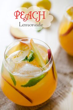 Peach Flavored Perfect Lemonade