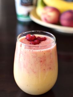 Peach Melba Sunset Smoothie