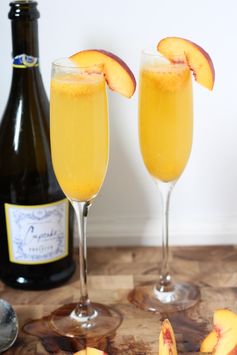 Peach Sorbet Bellini