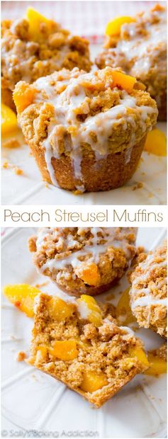 Peach Streusel Muffins