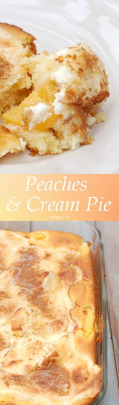 Peaches & Cream Pie