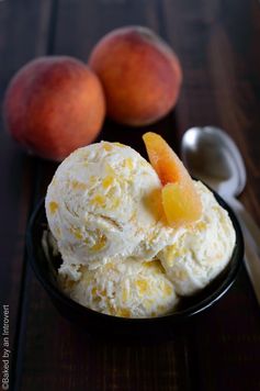 Peaches and Cream Ice Cream