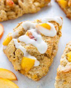 Peaches and Cream Scones