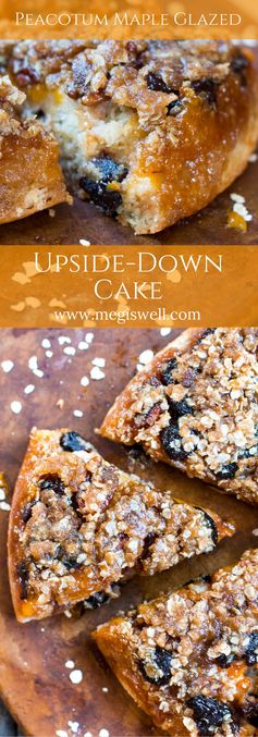 Peacotum Maple Glazed Upside-Down Cake