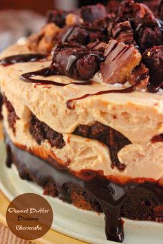 Peanut Butter & Brownie Cheesecake