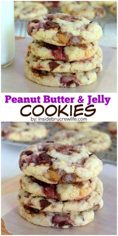 Peanut Butter & Jelly Cookies