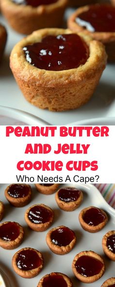 Peanut Butter and Jelly Cookie Cups