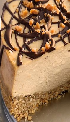 Peanut Butter Cheesecake with Pretzel Crust