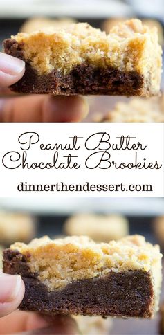 Peanut Butter Chocolate Brookies