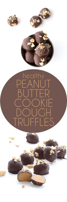 Peanut Butter Cookie Dough Truffles (Low Carb and Gluten Free