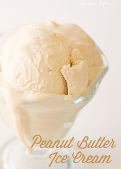 Peanut butter ice cream