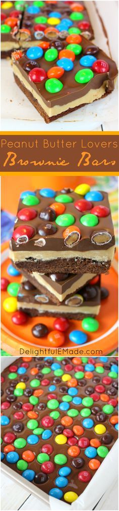 Peanut Butter Lovers Brownie Bars