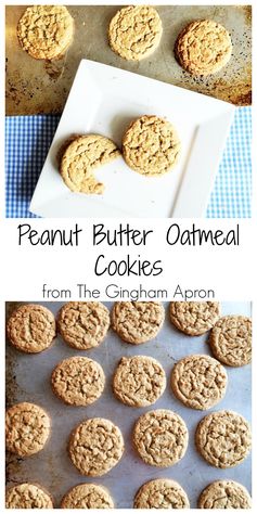 Peanut Butter Oatmeal Cookies