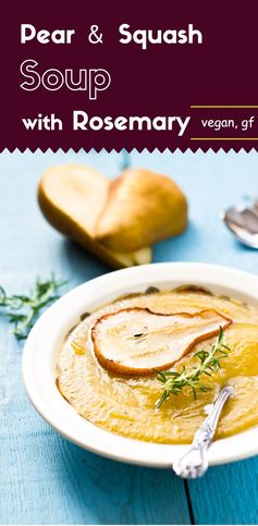 Pear and Squash Soup with Rosemary