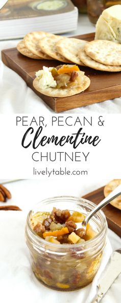 Pear, Clementine and Pecan Chutney