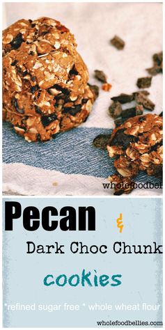 Pecan Dark Choc Chunk Oatmeal Cookies