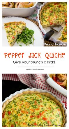 Pepper jack quiche